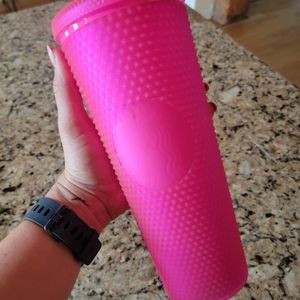 STARBUCKS Studded Barbie Pink Tumbler